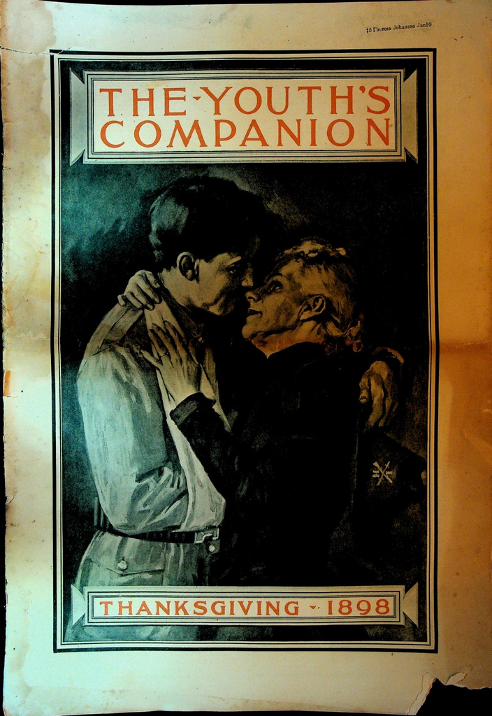 The Youth's Companion November 24 1898 Thanksgiving Commodore Dewey Puerto Rico0