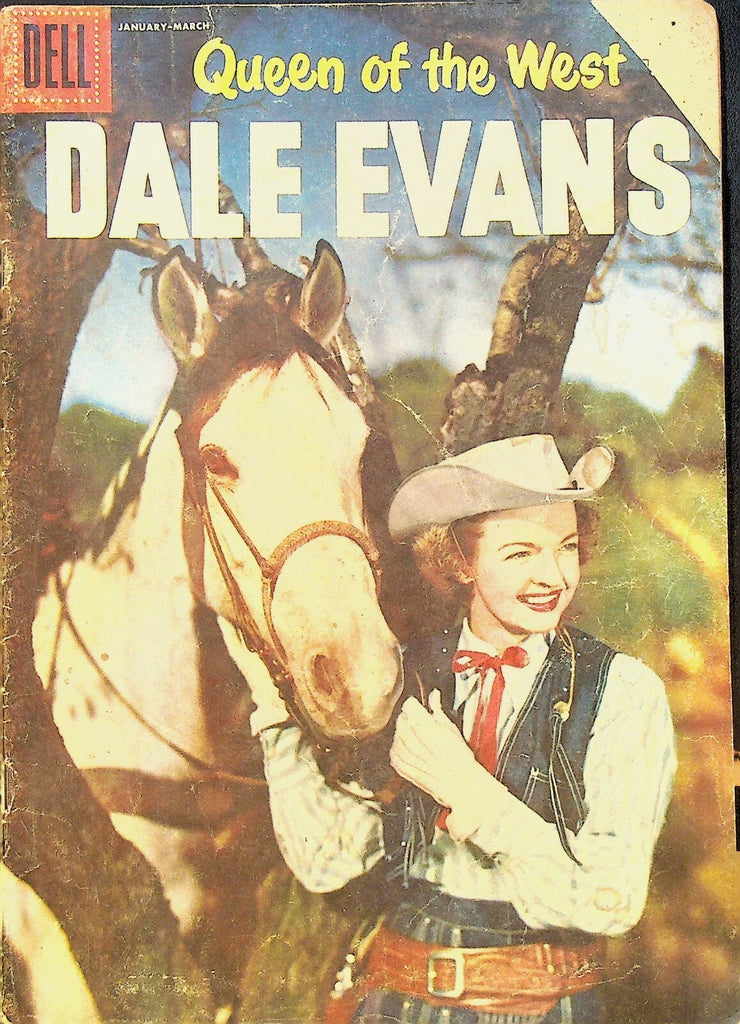 Queen of the West Dale Evans 10 Dell Comics 1956 Photo Cover0