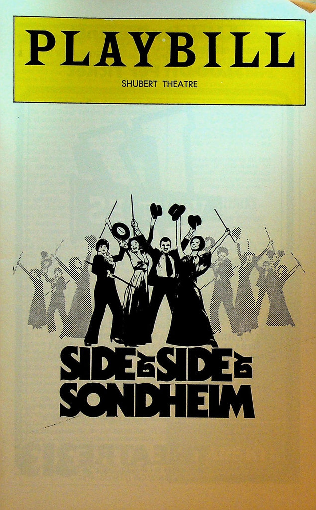 Side by Side by Stephen Sondheim Playbill Hermione Gingold 19770
