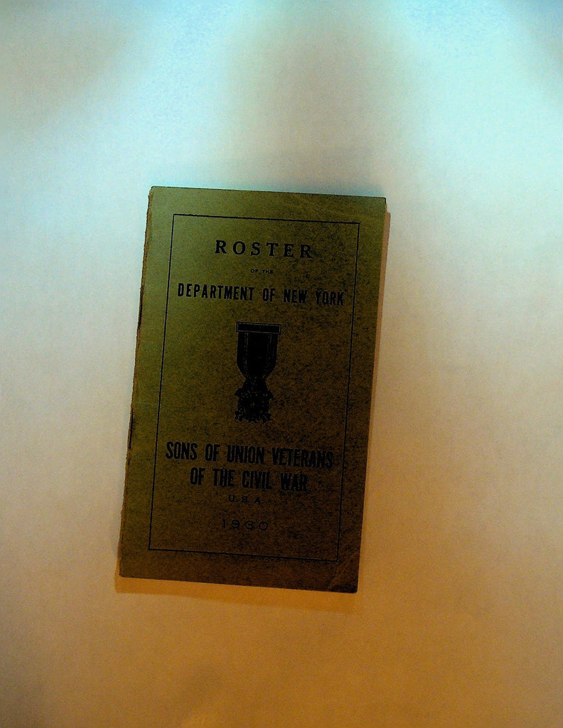 Sons of Union Veterans of the Civil War New York State Roster 19300
