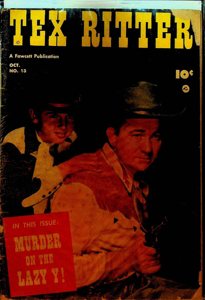 Tex Ritter 13 Fawcett Comics Western Comic Book 1952