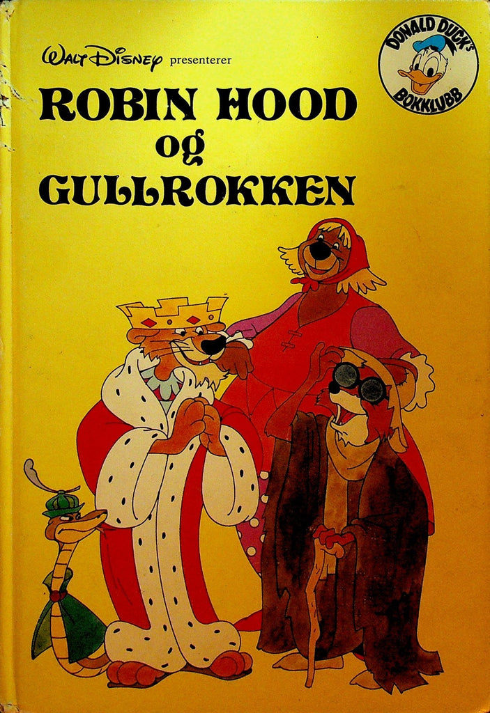 Walt Disney Robin Hood 1978 Book Norway og Gullrokken0