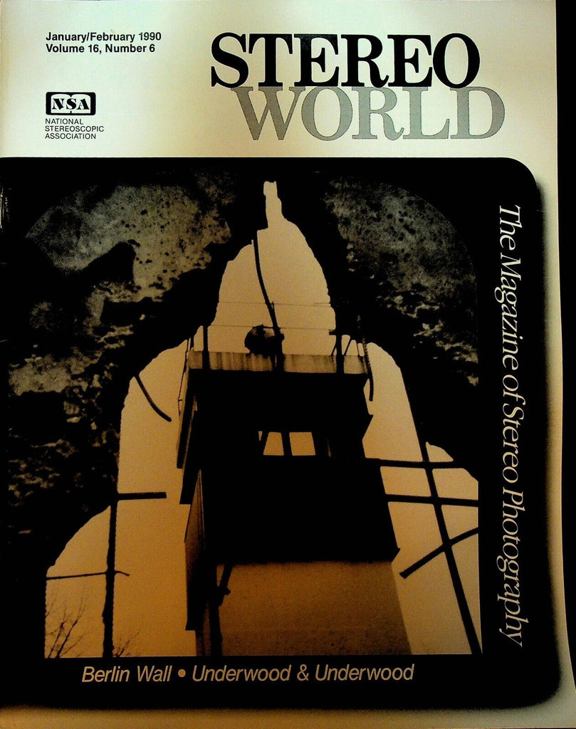 Stereo World Magazine of Photography January 1990 Underwood & Underwood Berlin