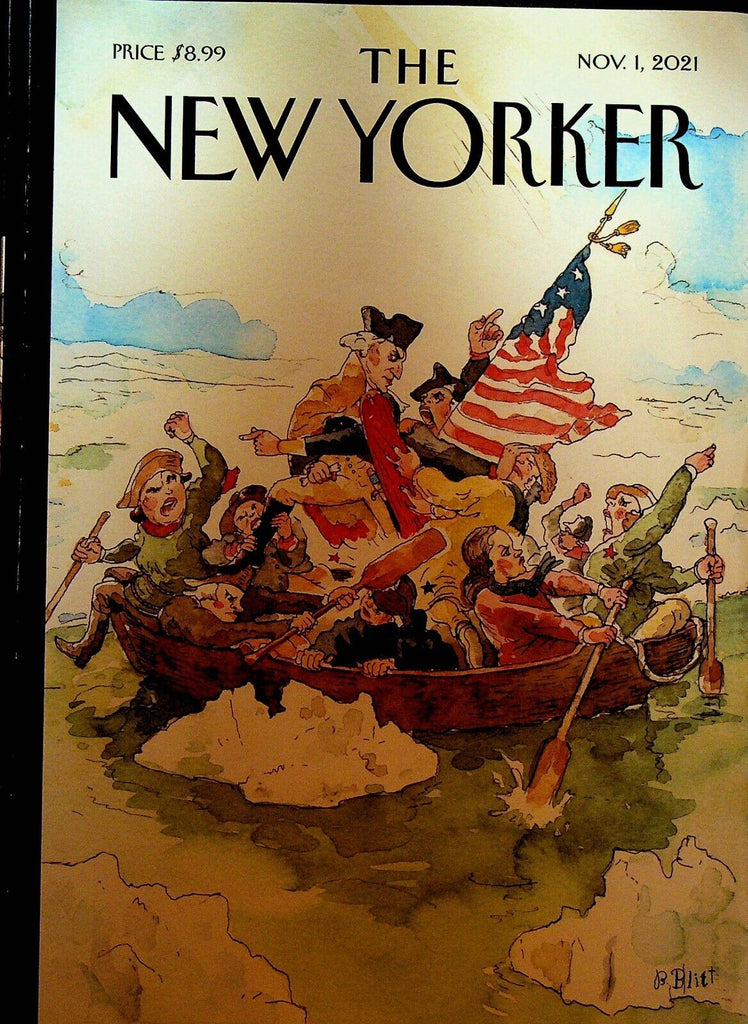 New Yorker Magazine November 1 2021 George Washington Mansour Abbas Barry Blitt