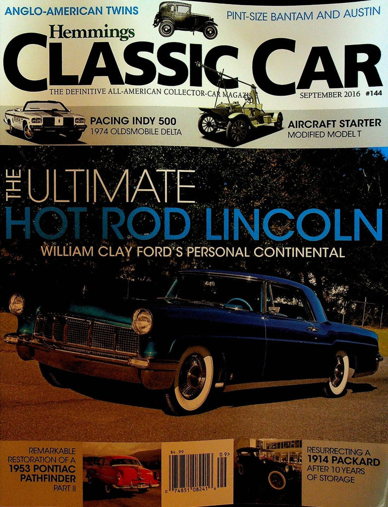 Hemming's Classic Car September 2016 #144 Yvette VanDerBrink Olds Delta 88