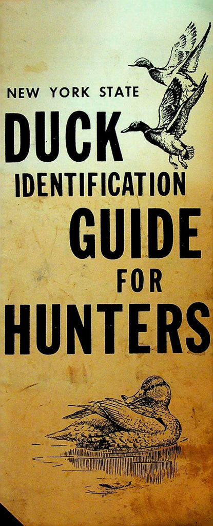 New York State Duck Identification Guide for Hunters 1971 Brochure0