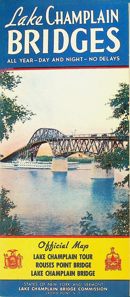 Lake Champlain Bridges Brochure Rouses Point Adirondacks NY0