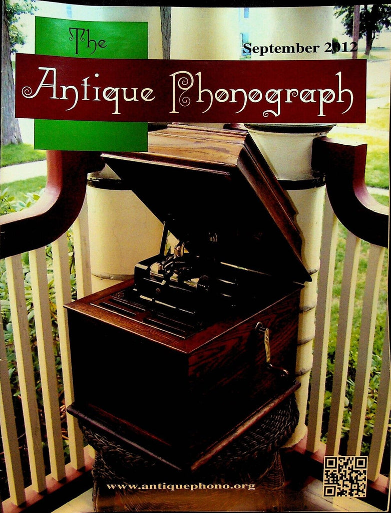Antique Phonograph Magazine September 2012 Thomas Edison