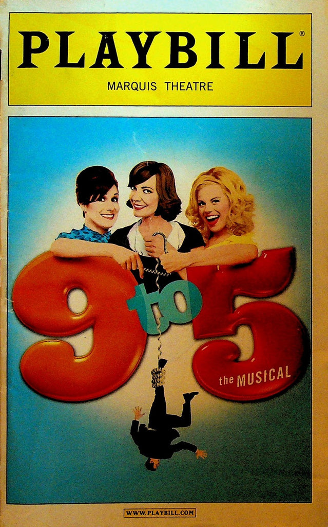 9 to 5 Playbill May 2009 Allison Janney Stephanie J Block Megan Hilty Andy Karl0