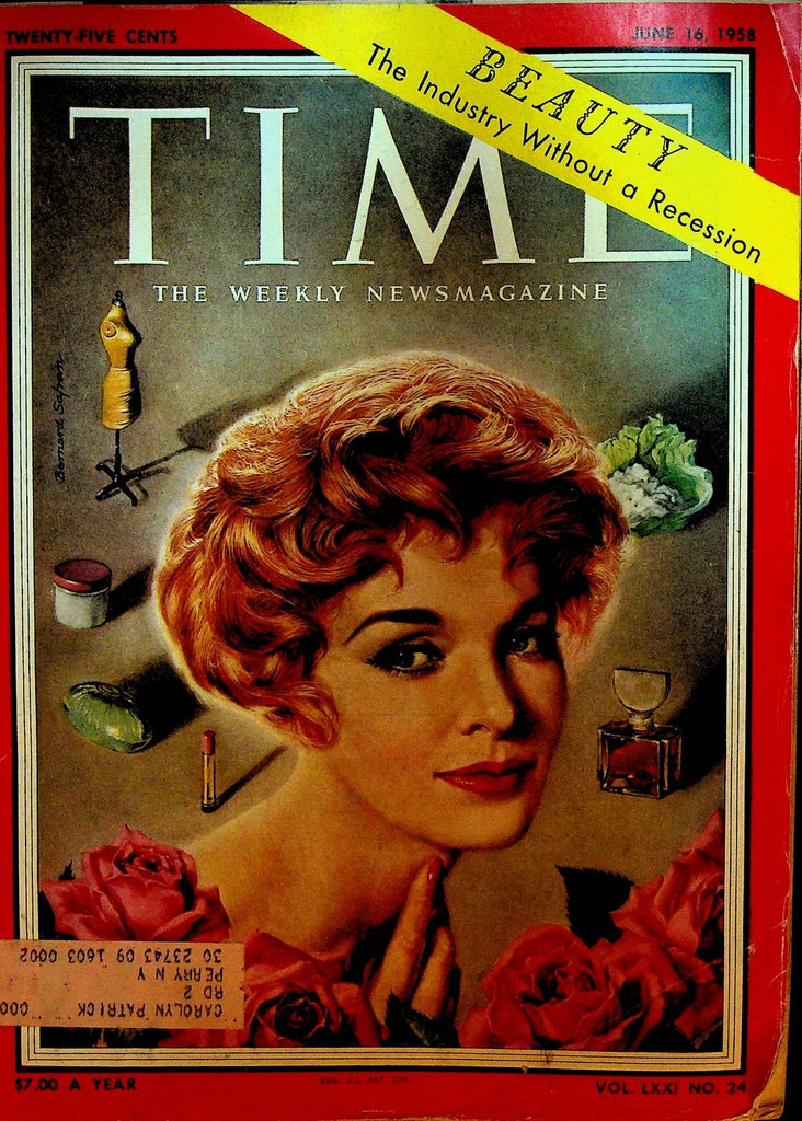 Time Magazine June 16 1958 Jean Thom Donald Hume Zsa Zsa Gabor0