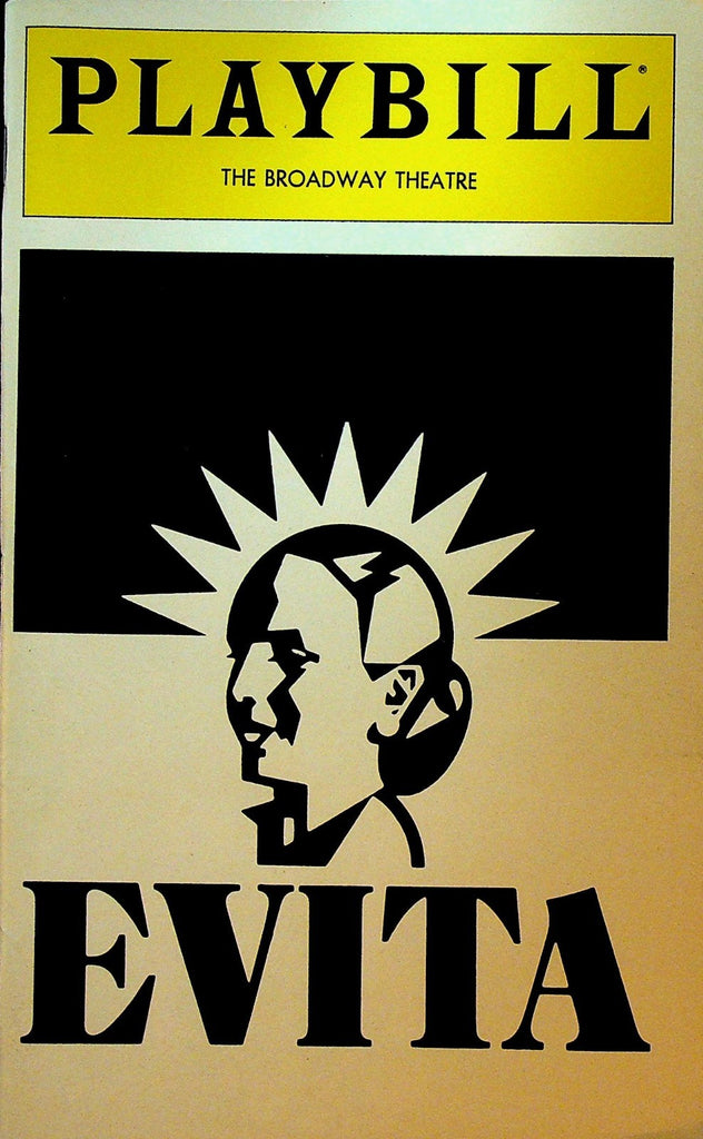 Evita Playbill The Broadway Theatre November 1980 David Cryer Patti LuPone0