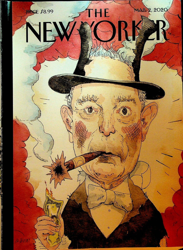 New Yorker March 2 2020 XFL Stephen Miller Barry Blitt Beach Bunny