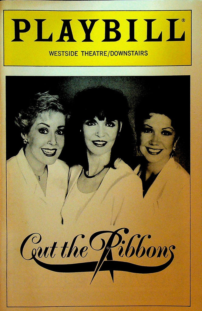 Cut the Ribbons Playbill September 1992 Barbara Feldon Georgia Engel0