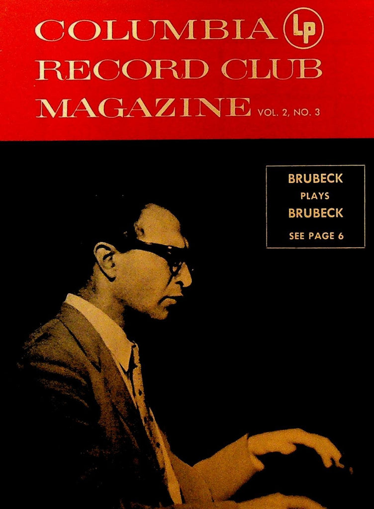 Columbia House Record Club Magazine 1956 Vol 2 #3 Dave Brubeck0
