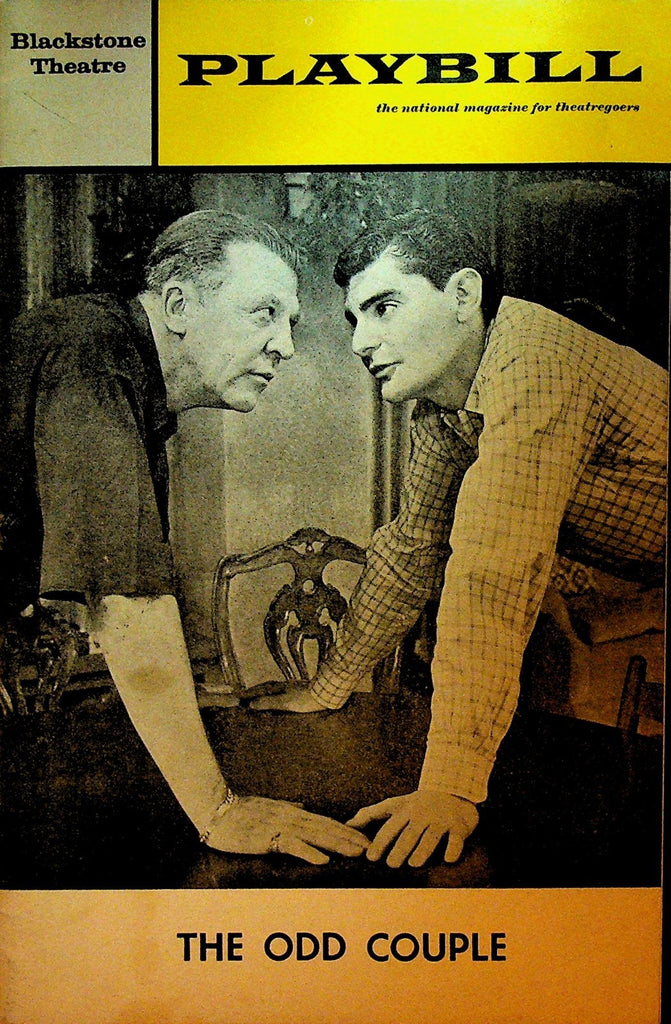 The Odd Couple Playbill August 1966 Dan Dailey Richard Benjamin Diana Eden0