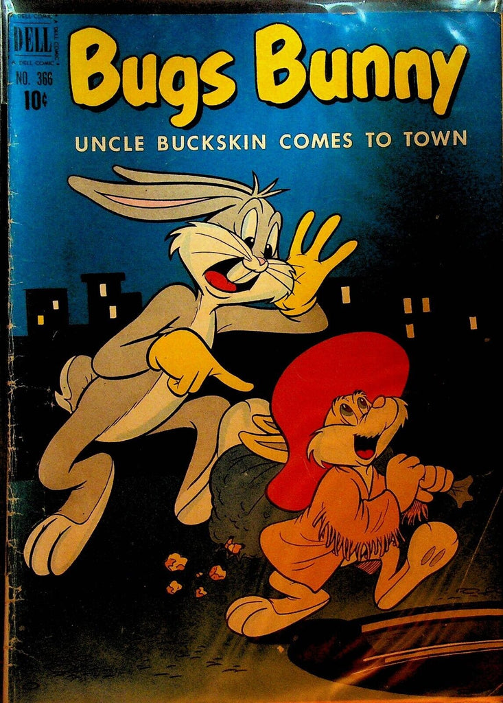 Bugs Bunny Four Color 366 Dell Comics 1952 Uncle Buckskin Comes to Town