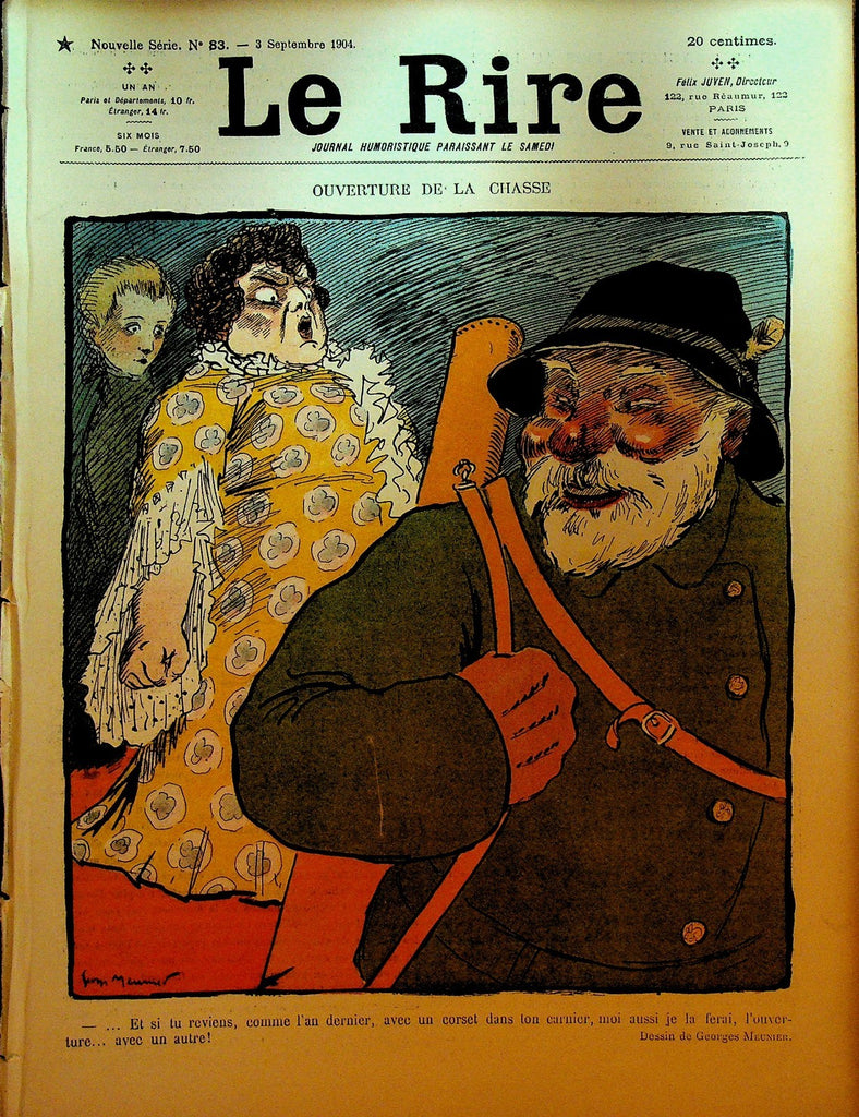 La Rire French Humor Magazine New Series 83 September 3 19040