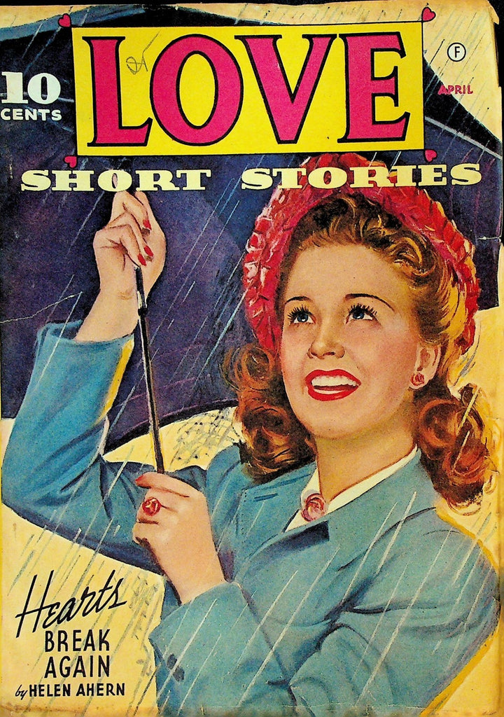 Love Short Stories Pulp April 1942 Umbrella Helen Ahern Claire Pomeroy0