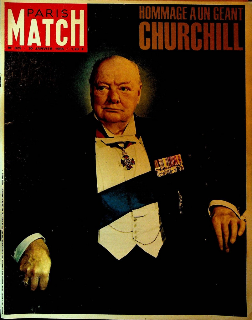 Paris Match January 30 1965 Winston Churchill Tribute Issue