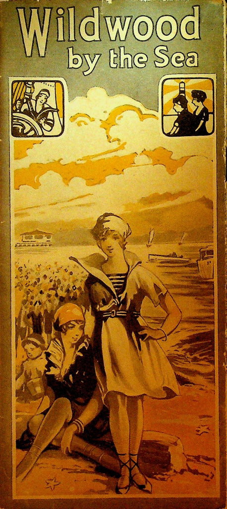 Wildwood by the Sea New Jersey Booklet ca 1915 Beaches Swimsuits0