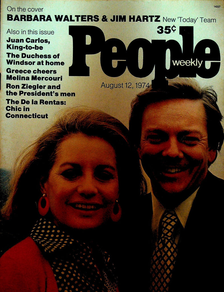 People Magazine August 12 1974 Barbara Walters Etta James Juan Carlos0
