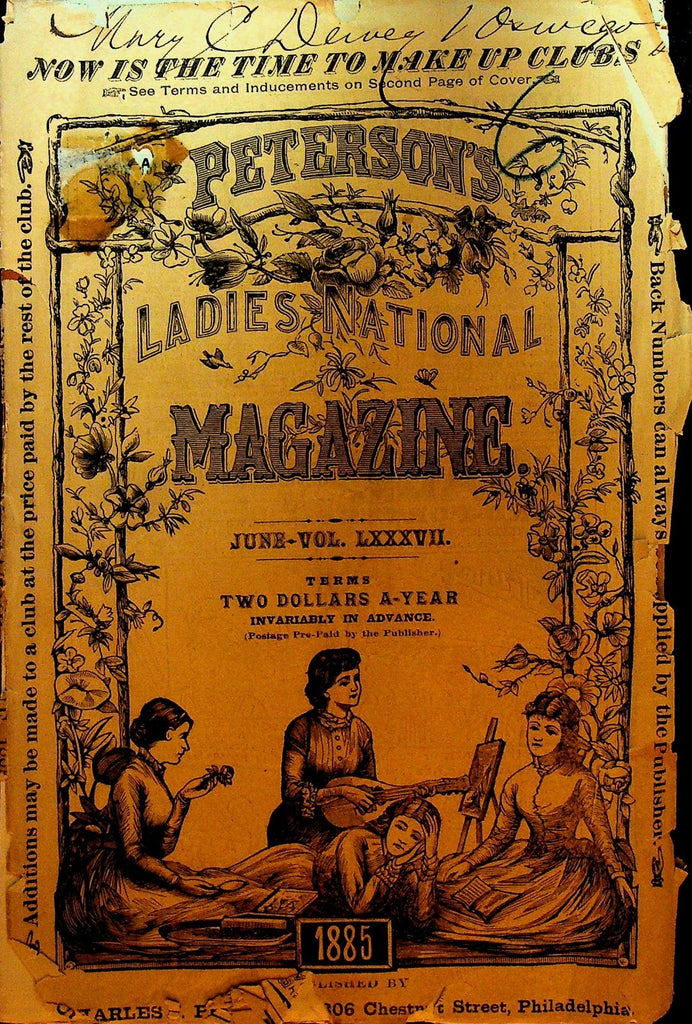 Peterson's Ladies National Magazine June 1885 Woman's Fashion0