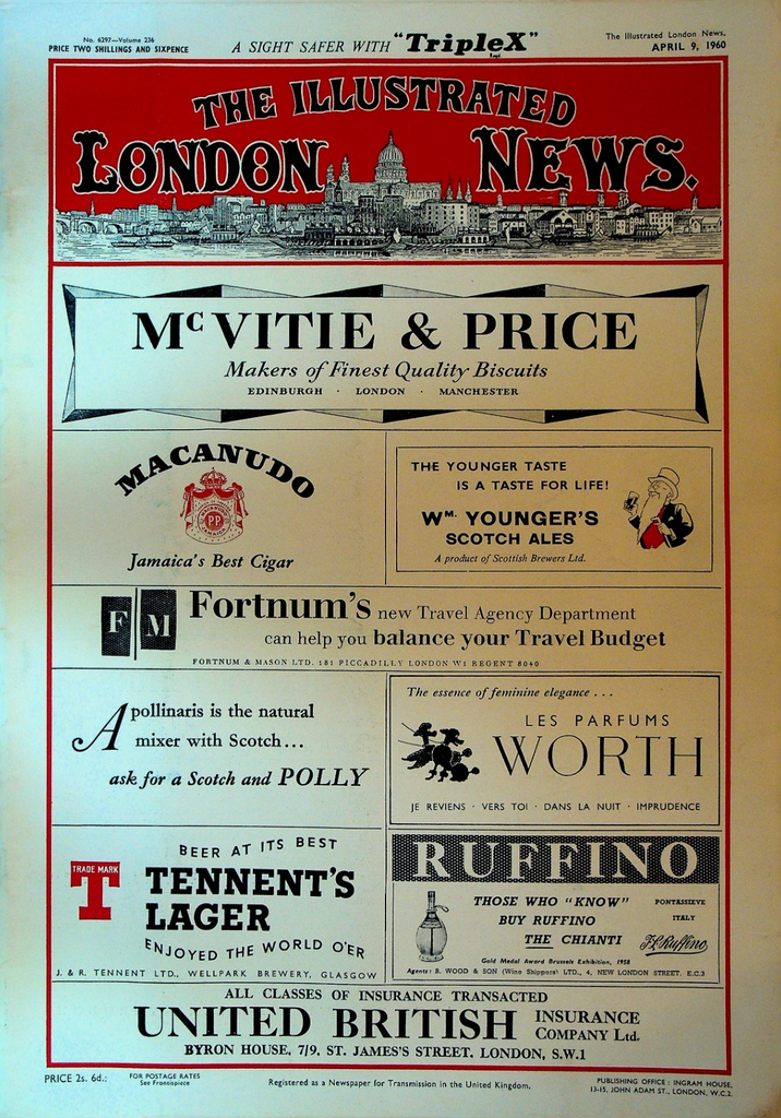 Illustrated London News April 9 1960 Charles de Gaulle University Boat Race0