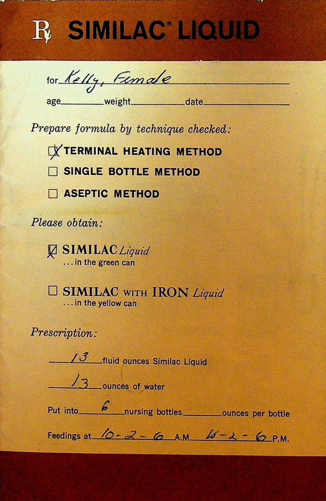 Similac 1959 Brochure Baby Formula0