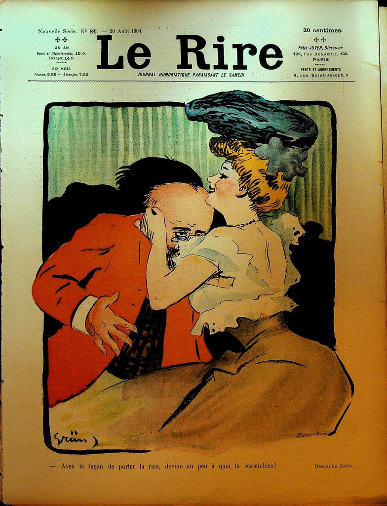 La Rire French Humor Magazine New Series 81 August 20 19040