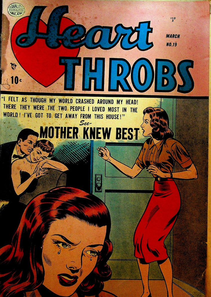 Heart Throbs 19 Comic Magazines 1953 Golden Age Romance Comic0