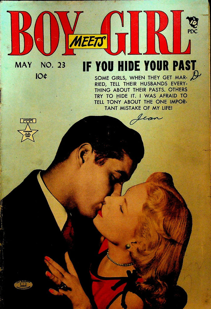 Boy Meets Girl 23 Lev Gleason 1952 Golden Age Romance Comic0