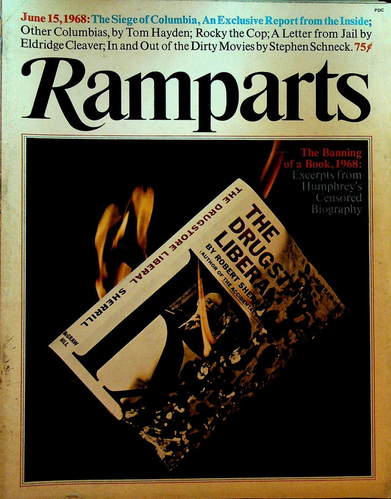 Ramparts Magazine June 15 1968 Eldridge Cleaver Tom Hayden Columbia Siege0