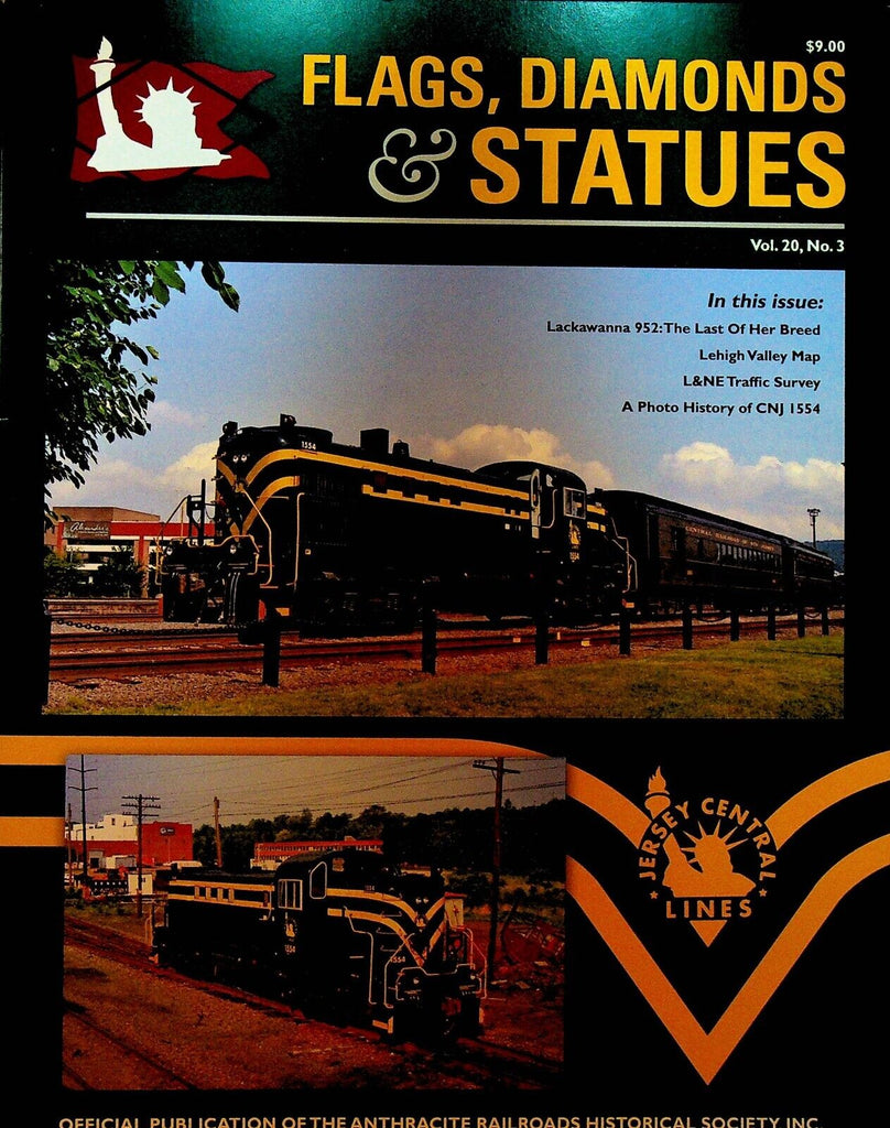 Flags Diamonds & Statues Railroad Magazine 71 Lackawanna 952 Wind Gap Pa