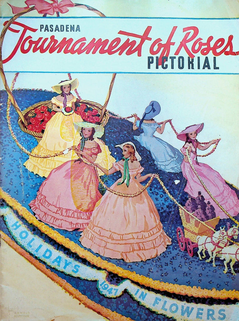 Pasadena Tournament of Roses Pictorial Program 1947 Norma Christopher Halloween0