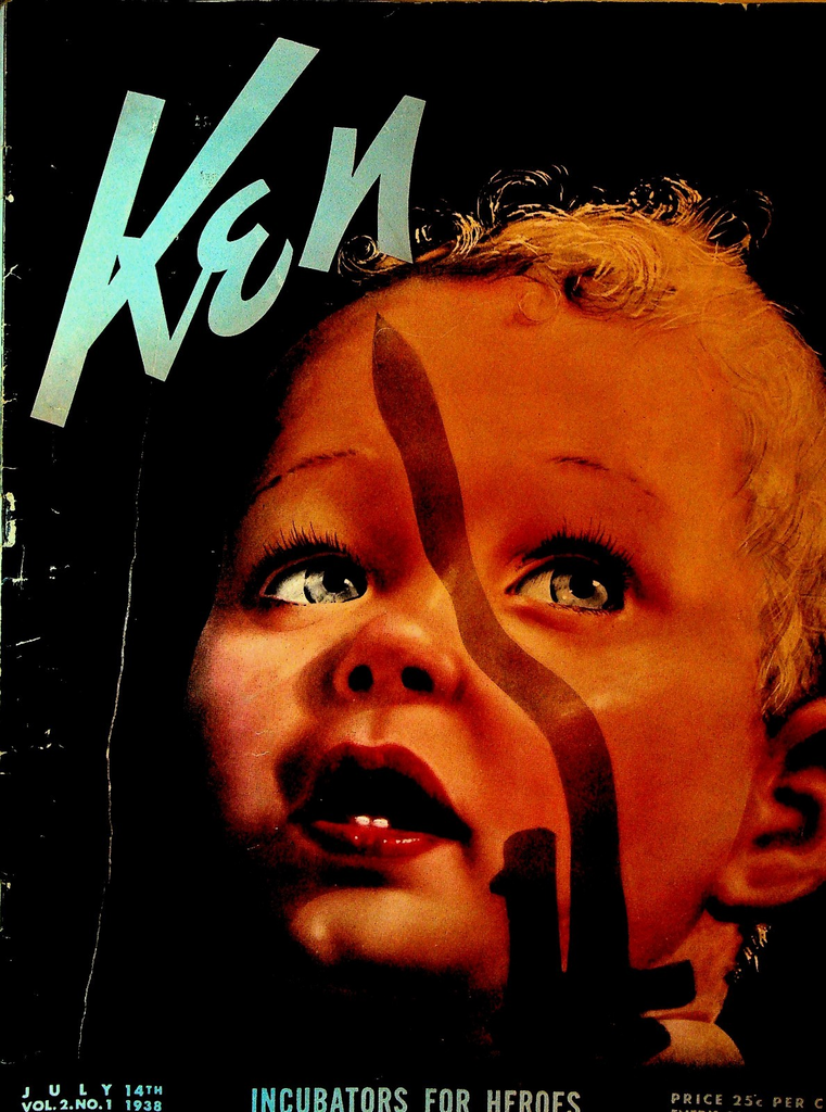 Ken Magazine July 14 1938 HG Wells Ernest Hemingway Katharine Hepburn Mae West0