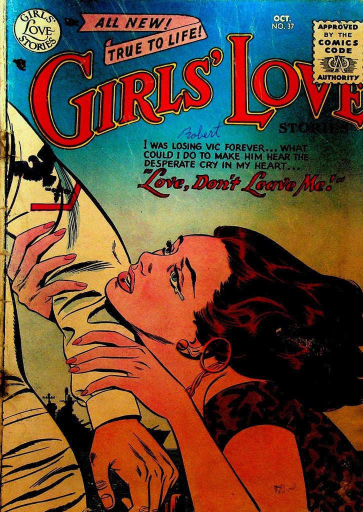 Girls Love Stories 37 DC Comics 1955 Silver Age Romance Comic0