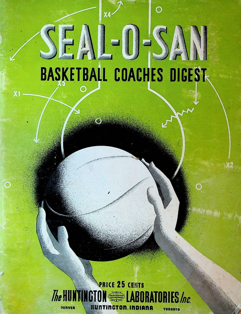 Seal O San Basketball Coaches Digest Huntington Labs 1947 Adolph Rupp0