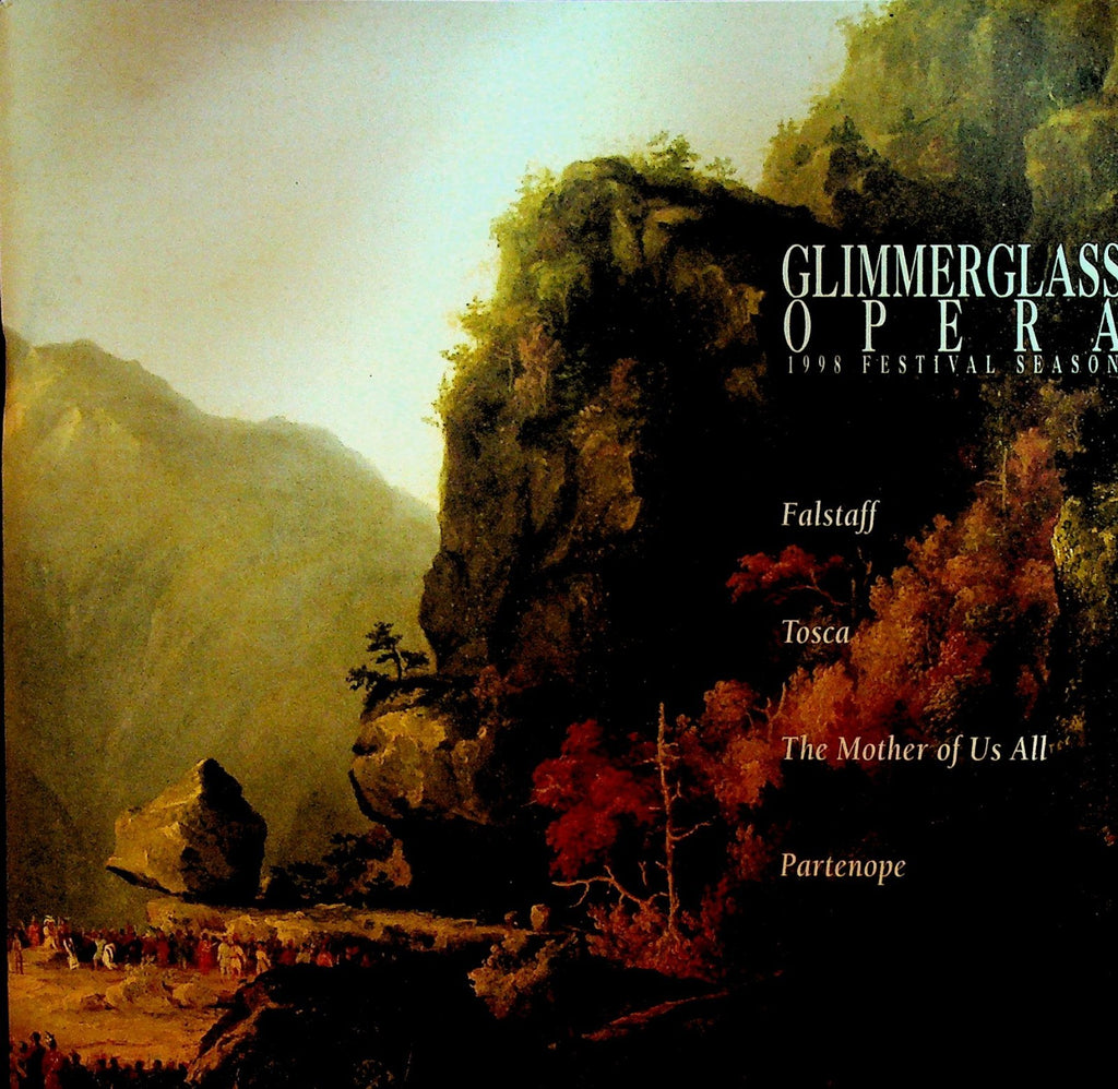 Glimmerglass Opera Program 1998 Cooperstown NY Falstaff Tosca Partenope0