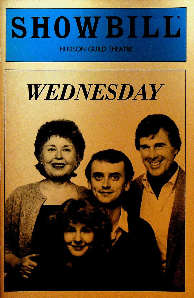 Wednesday Showbill November 1983 John Bowman Mia Dillon Sada Thompson0