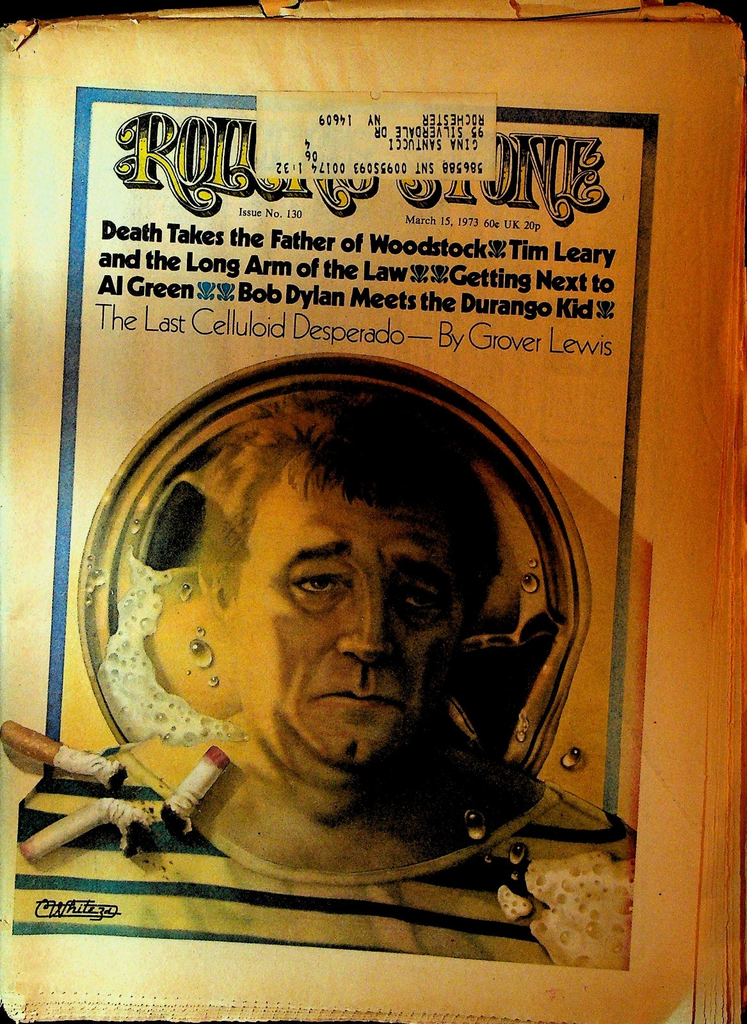 Rolling Stone 130 March 15 1973 Robert Mitchum Timothy Leary Bob Dylan0