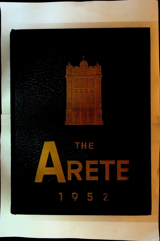 Arete Aquinas High School Rochester NY Yearbook 1952 Don Holleder Vietnam Hero0