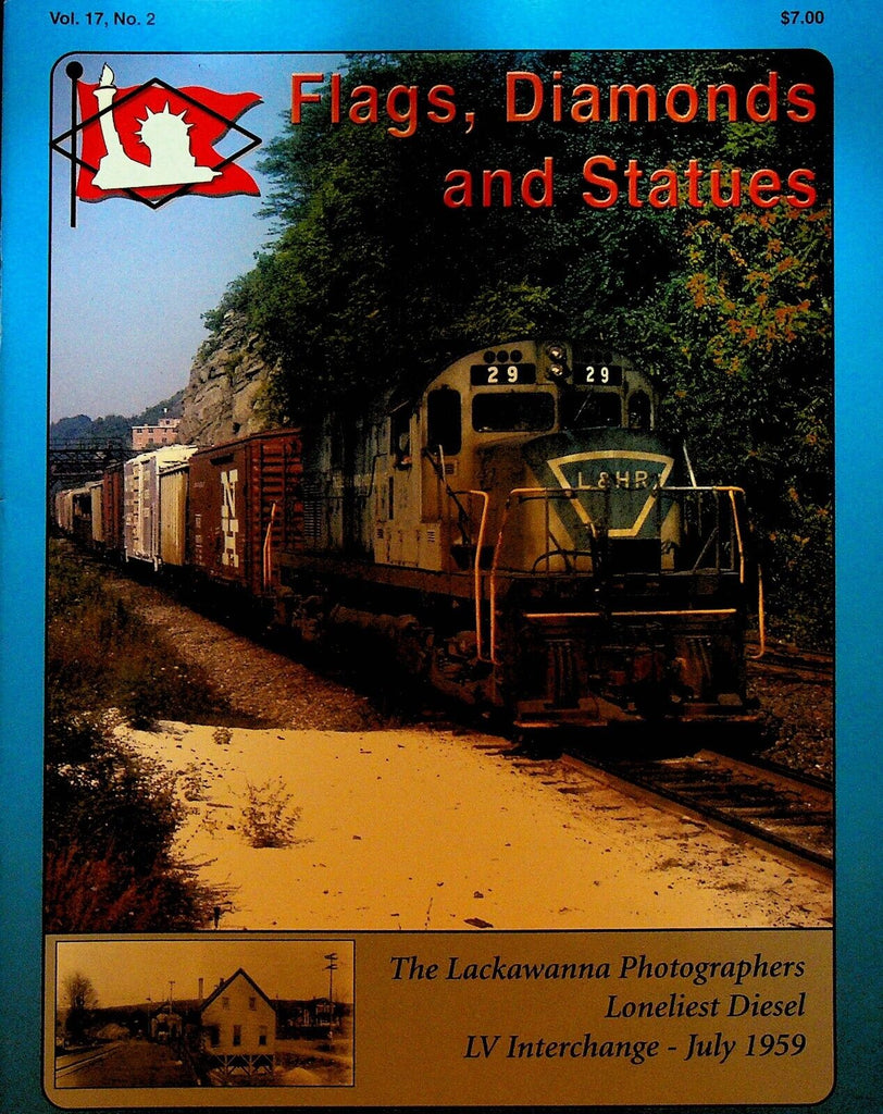 Flags Diamonds & Statues Railroad Magazine 61 Leigh Valley RR Reading