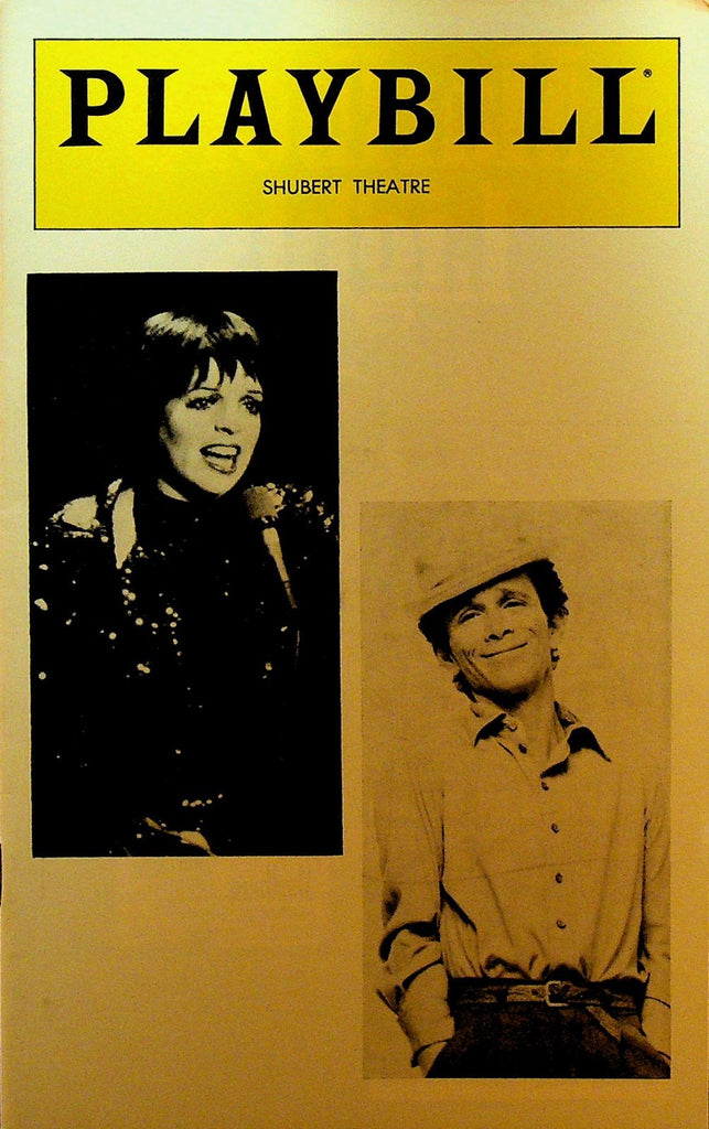 Liza Minnelli in Concert With Joel Grey Playbill March 1981 Shubert Theatre0