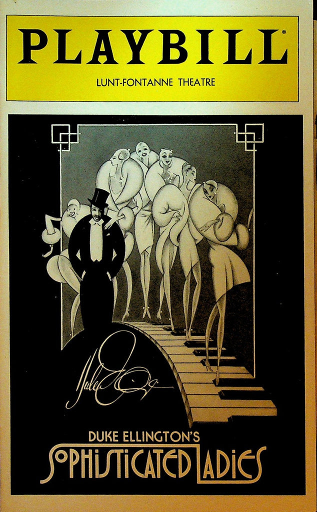 Duke Ellington's Sophisticated Ladies Playbill Gregory Hines May 19810