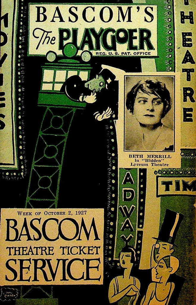 Bascom's The Playgoer October 2 1927 Beth Merrill0