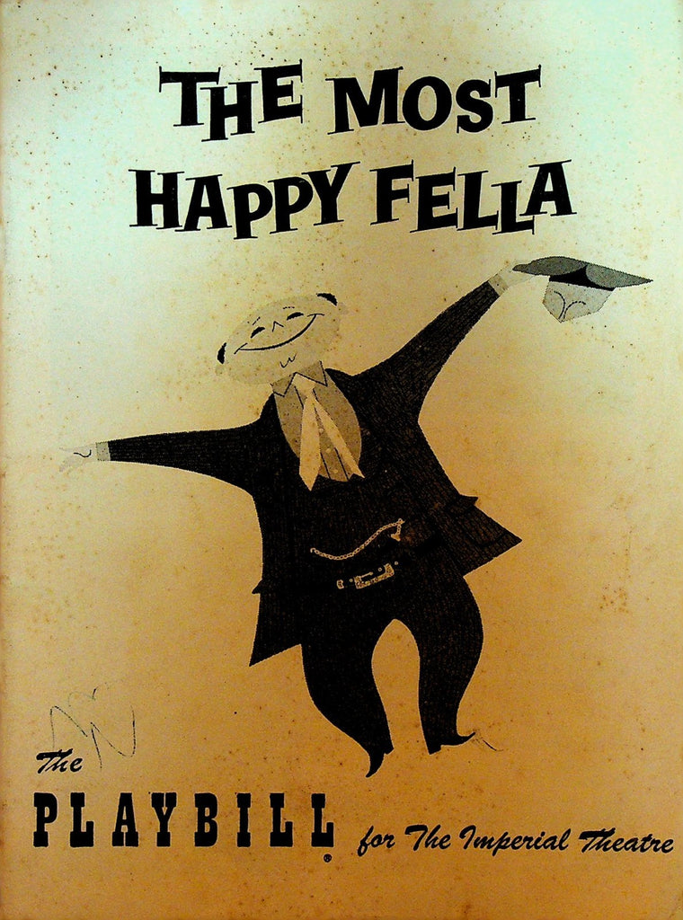 The Most Happy Fella Playbill June 18 1956 Robert Weede Art Lund Jo Sullivan0