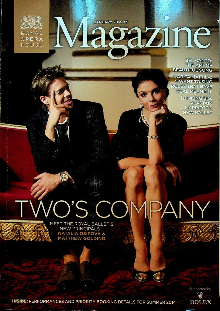 Royal Opera House Magazine January 2014 Natalia Osipova Matthew Golding0