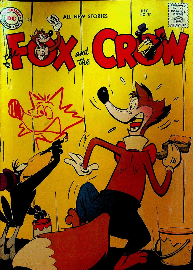 Fox and the Crow 37 DC Comics Painting Fence Graffiti 19560
