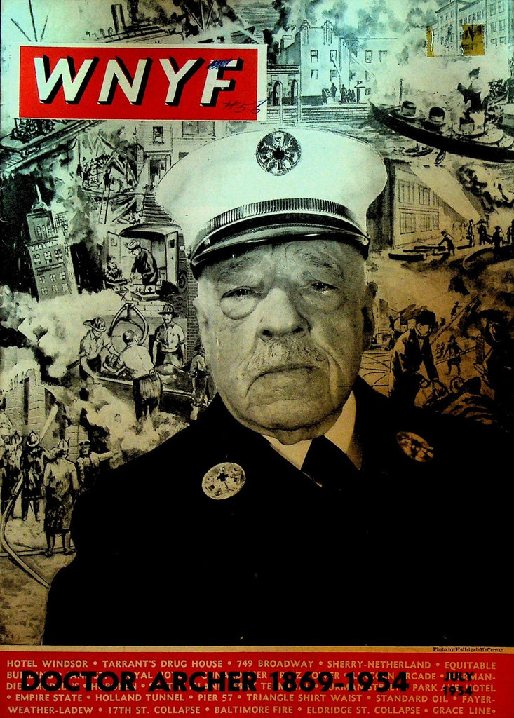 WNYF With New York Firefighters Magazine July 1954 Dr. Harry Archer0