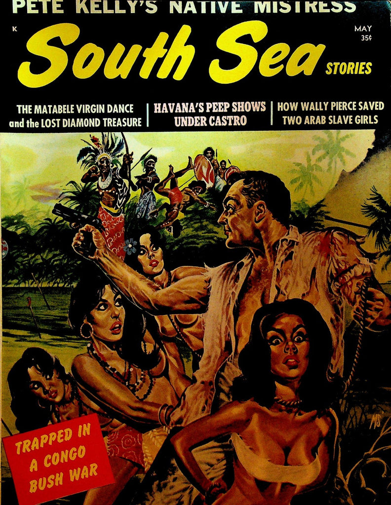 South Sea Stories Men's Magazine Cheesecake Pin-Up May 1964 Pamela Bonde0